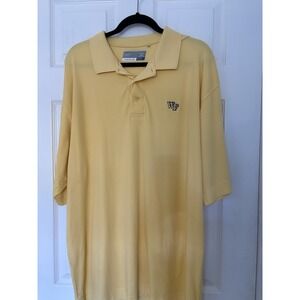Embroidered Wake Forest Men's XXL Polo Shirt Short Sleeve Cutter&Buck  Golden‎